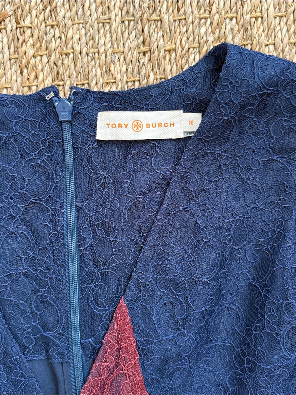 Tory Burch Iliana Lace Paneled Dress - Picture 4 of 5